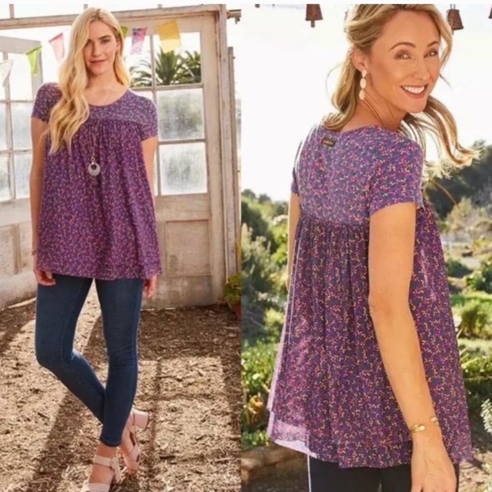 Matilda Jane walking on‎ a cloud tunic. NWT. Retail 89